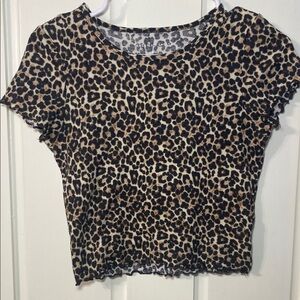 American Eagle Leopard Print Women's Top